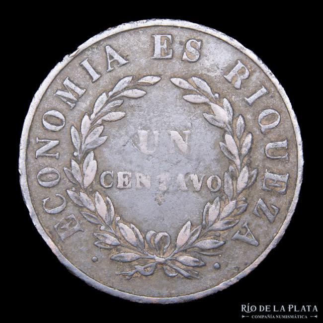 Chile. 1 Centavo 1851. CU, 30.0mm; ... 