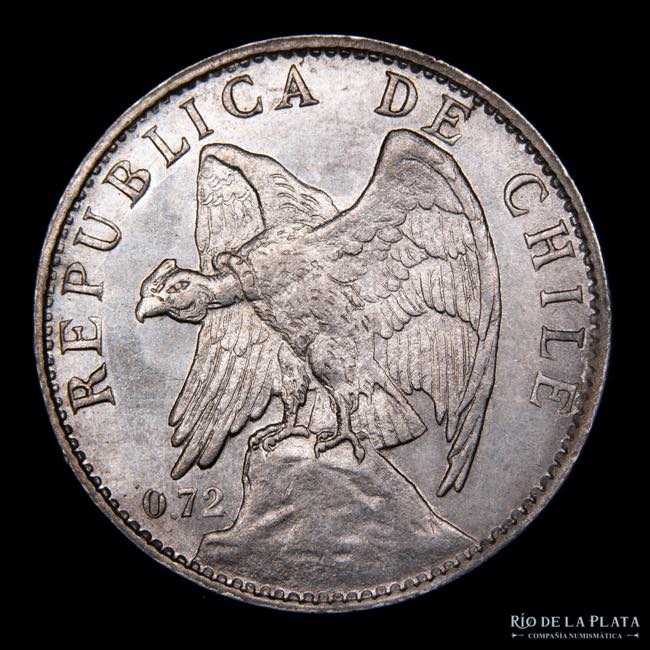 Chile. 1 Peso 1917. AG.720, ... 