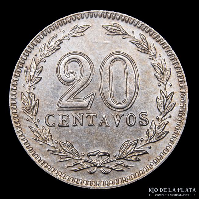 Argentina. 20 Centavos 1899. Muy ... 