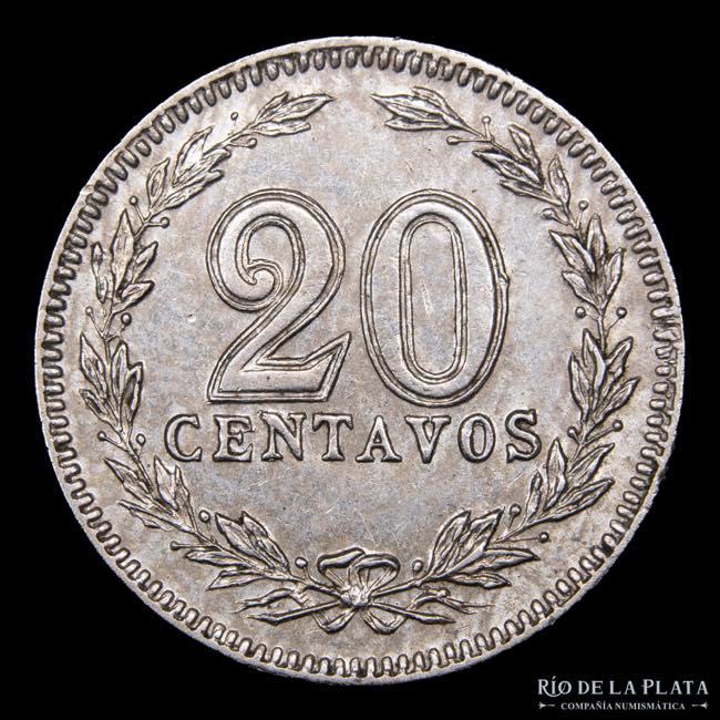 Argentina. 20 Centavos 1905. ... 