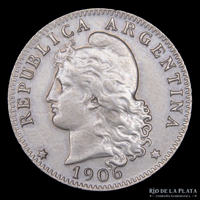 Argentina. 20 Centavos 1906. CuNi; ... 