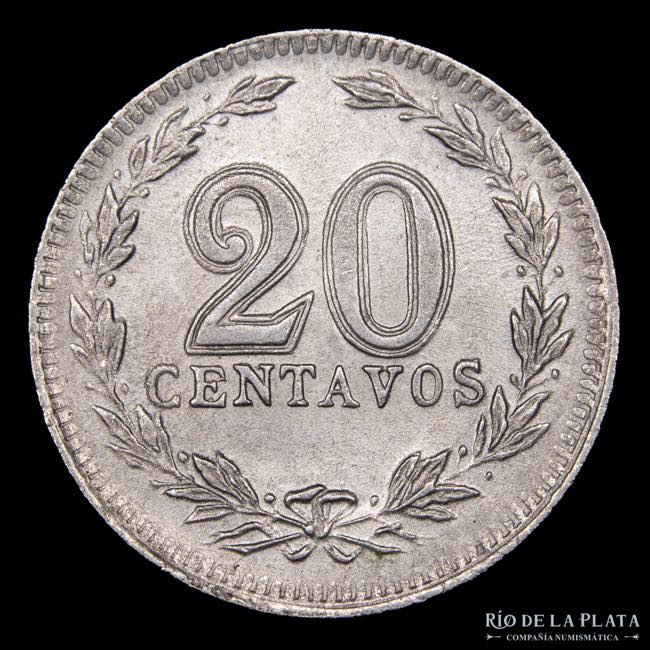 Argentina. 20 Centavos 1930. CuNi; ... 