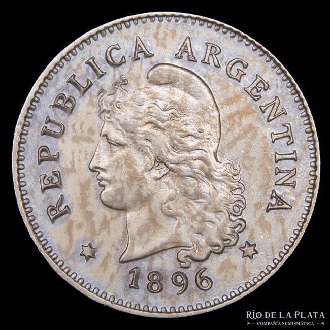 Argentina. 10 Centavos 1896. ... 