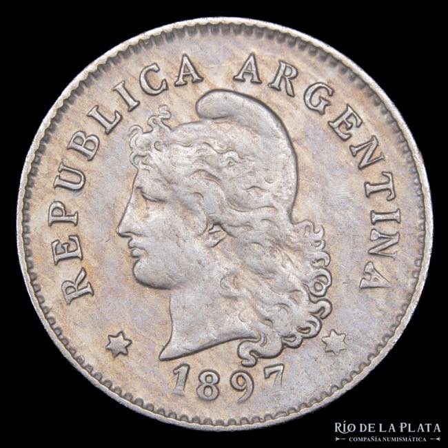 Argentina. 10 Centavos 1897. ... 