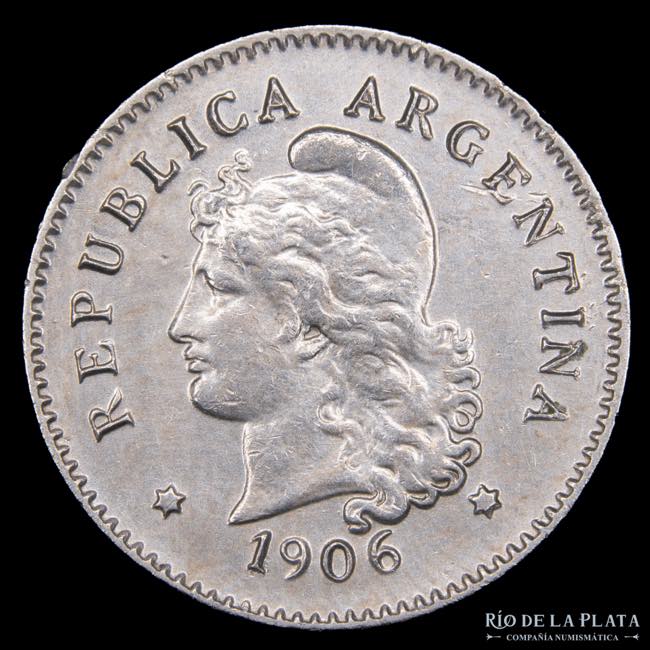 Argentina. 10 Centavos 1906. ... 