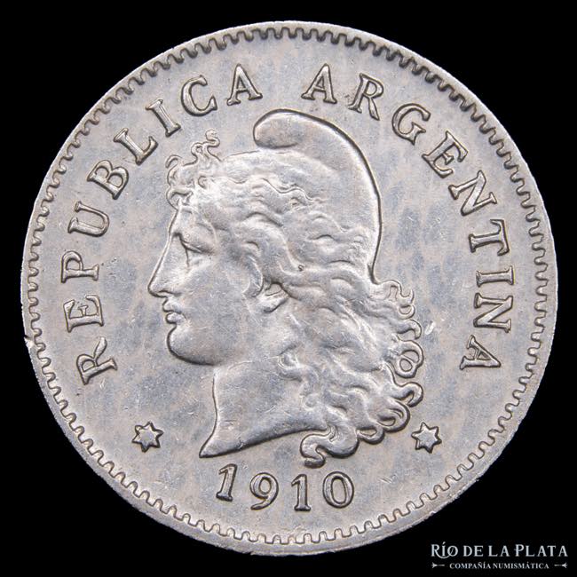 Argentina. 10 Centavos 1910. ... 