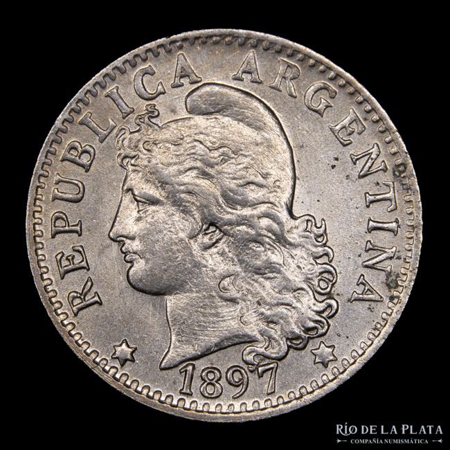 Argentina. 5 Centavos 1897. ... 