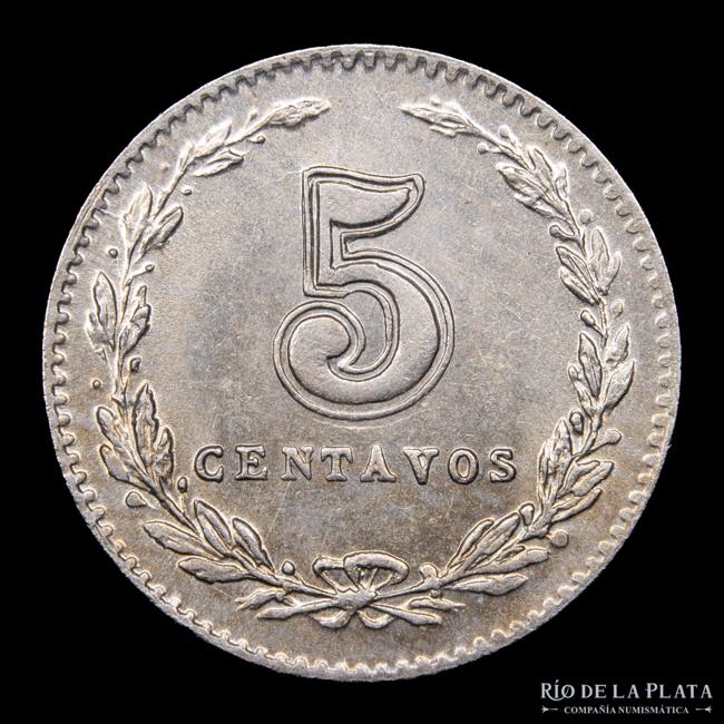 Argentina. 5 Centavos 1897. ... 