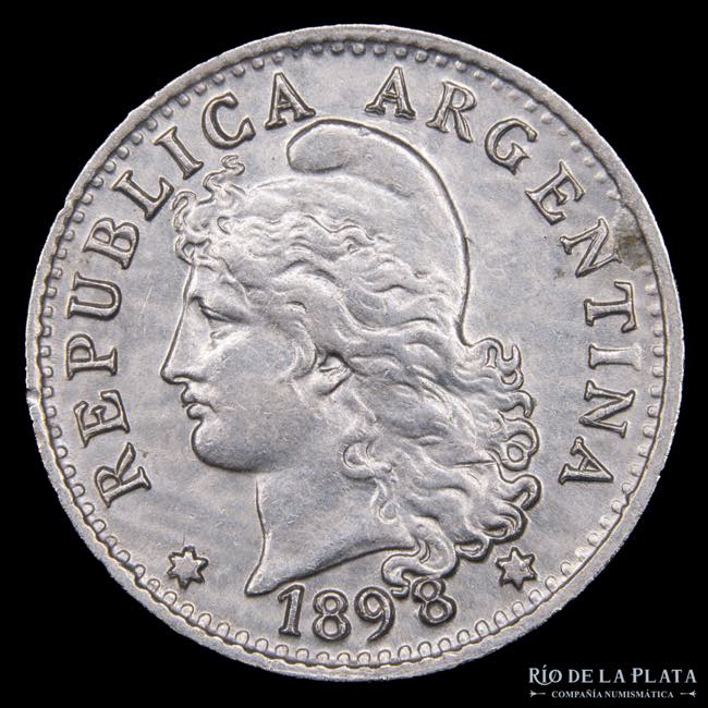 Argentina. 5 Centavos 1898. ... 