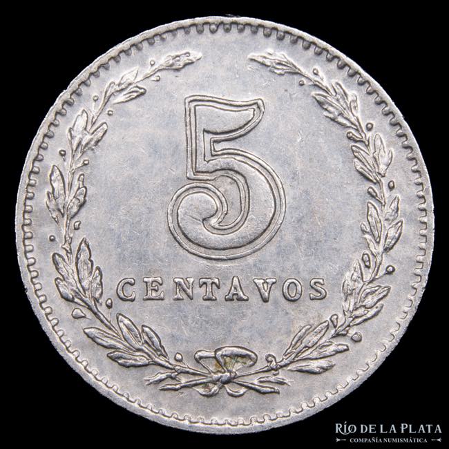 Argentina. 5 Centavos 1898. ... 
