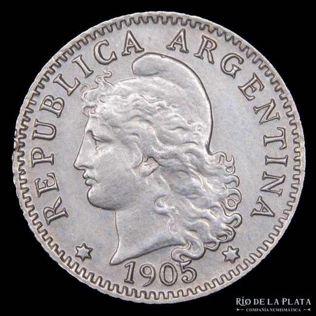 Argentina. 5 Centavos 1905. ... 