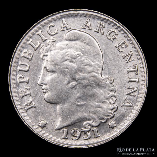 Argentina. 5 Centavos 1931. CuNi; ... 