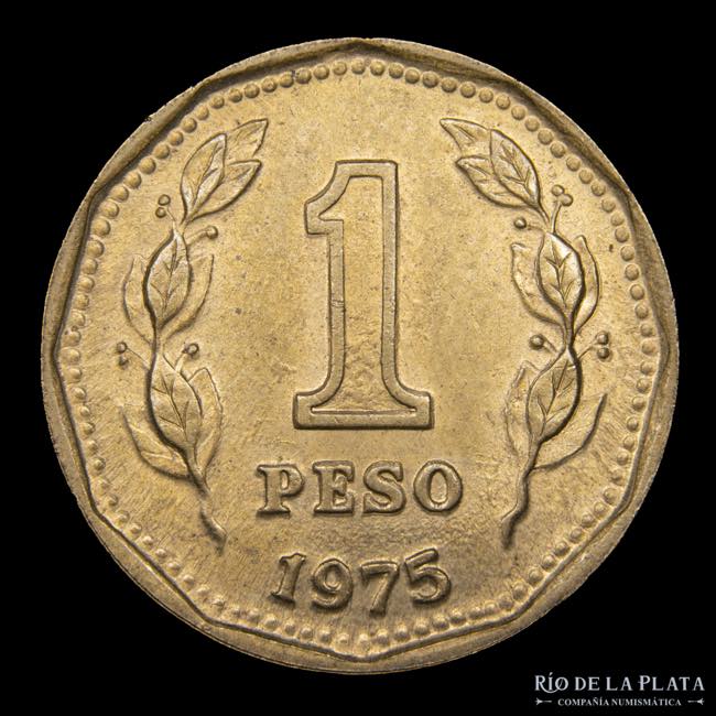 Argentina. Ensayo. 1 Peso 1975. ... 