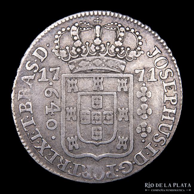 Brasil. Jose I. 640 Reis 1771. ... 