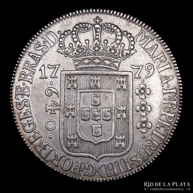 Brasil. María I. 640 Reis 1779. ... 