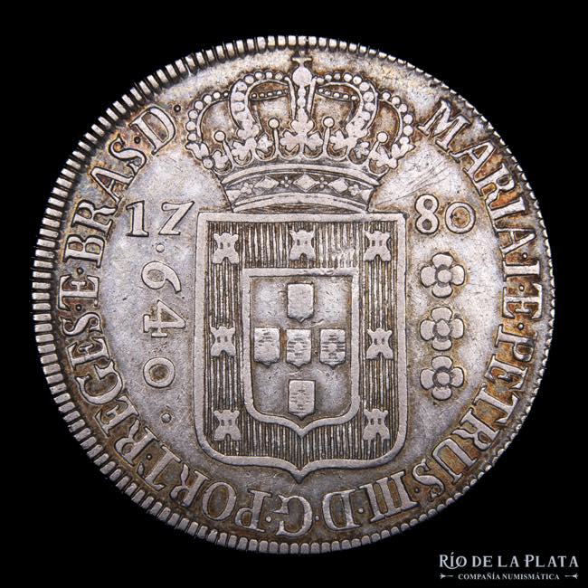 Brasil. María I. 640 Reis 1780. ... 