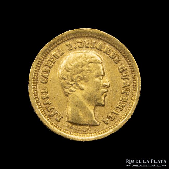 Guatemala. 4 Reales 1861. Oro ... 