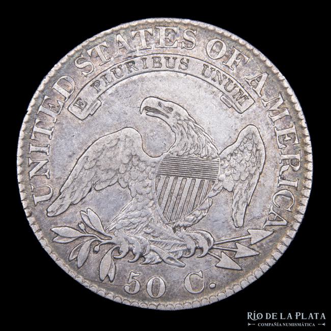 USA. Half Dollar 1823. Cupped ... 