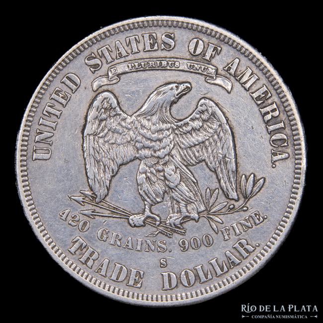 USA. 1 Dollar 1877 S. Trade ... 