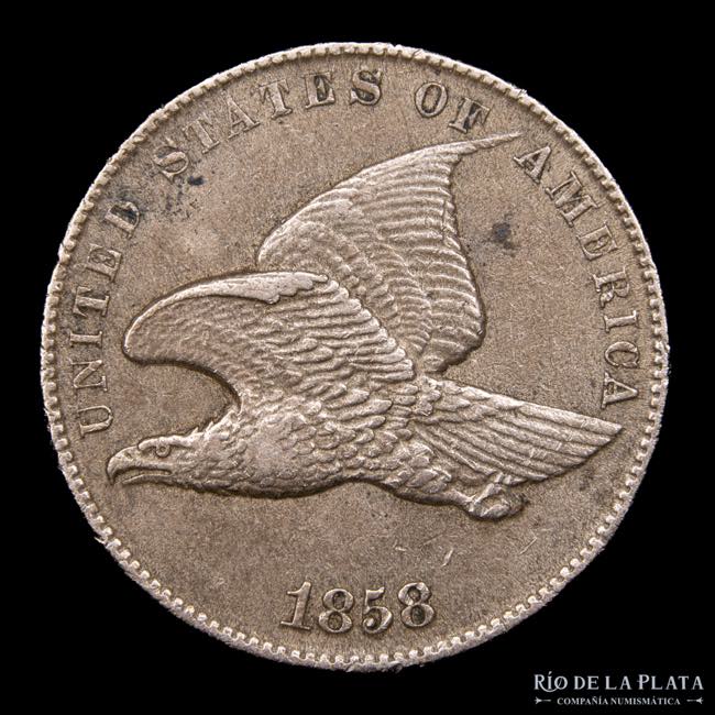 USA. 1 Cent 1858. Flying Eagle. ... 