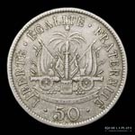 Haiti. 50 Centimes 1908. ... 