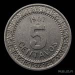 México. 5 Centavos 1907 ... 