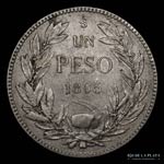Chile. 1 Peso 1895/4 ... 