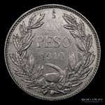 Chile. 1 Peso 1910. ... 