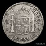 Potosí, Carlos IV. 2 Reales 1801 PP. (Tipo ... 