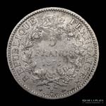 Francia ( 3º República) 5 Francs 1875K. ... 