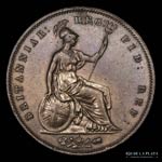 Gran Bretaña. 1 Penny 1853. CU, 37.0mm; ... 