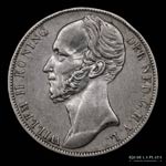 Holanda. 1 Gulden 1848. AG.945, 28.0mm; ... 