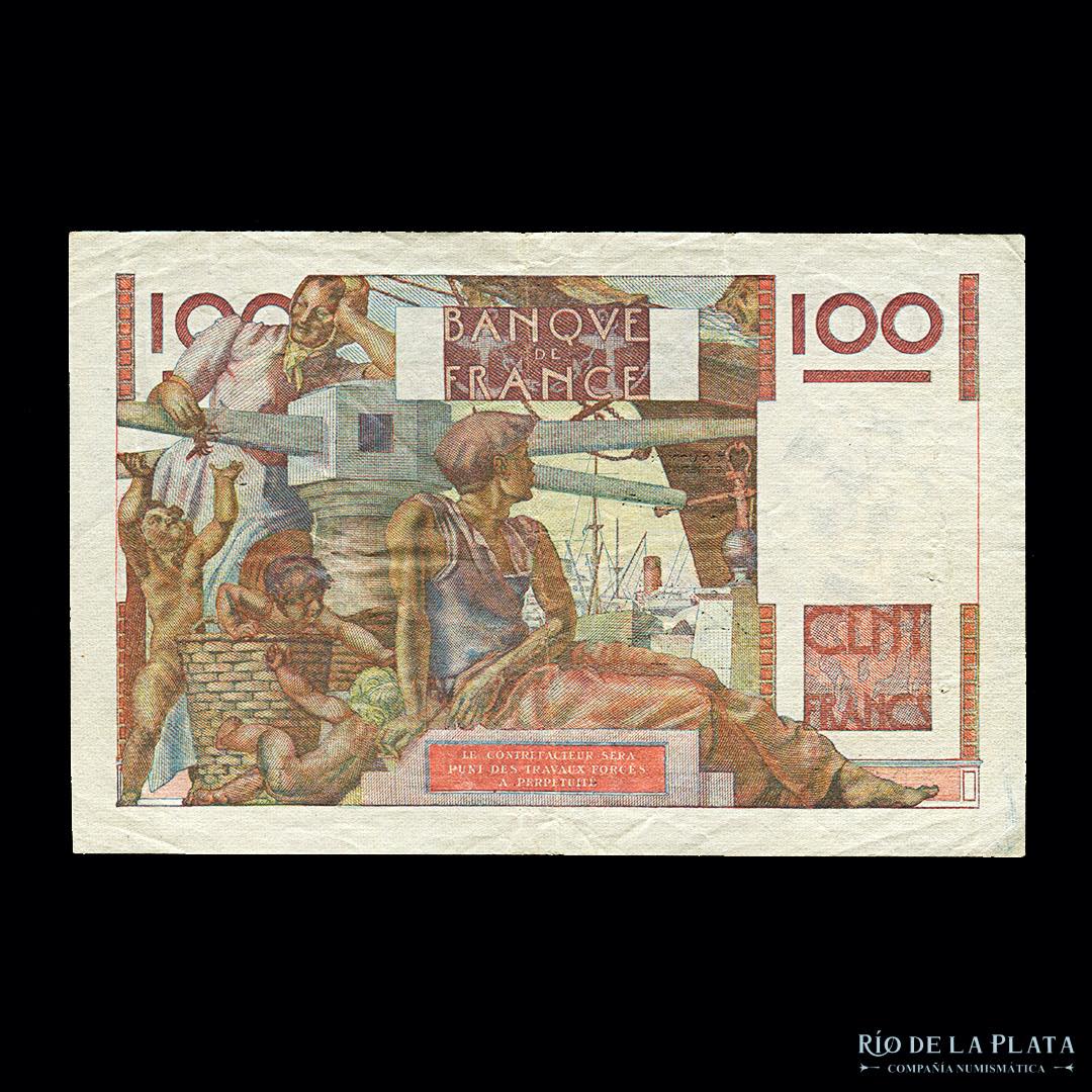 Francia. 100 Francs 1953. P128e (XF, ... 