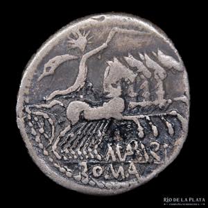 Roman Republic. M. Aburius 132BC. AR ... 