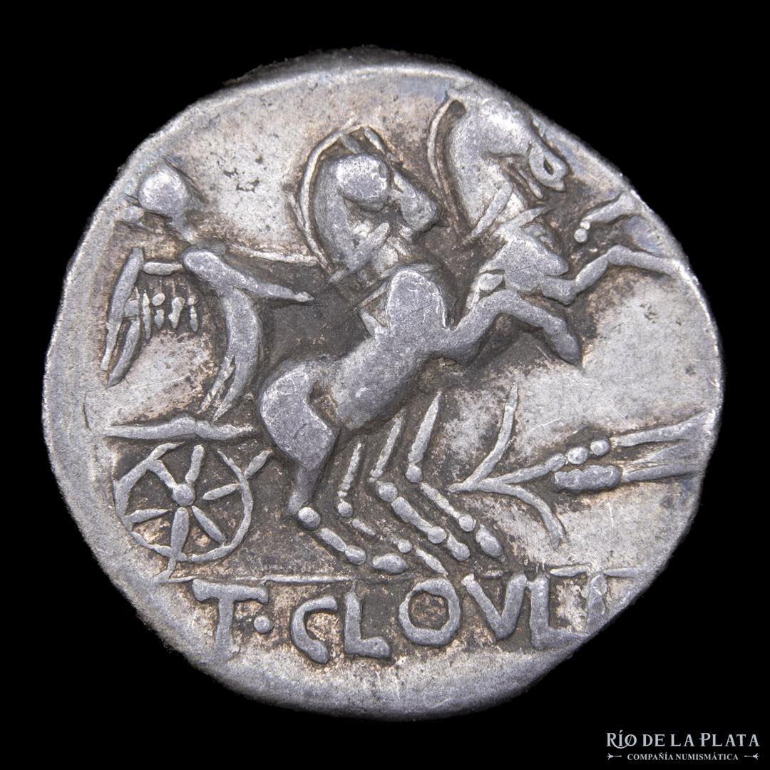 Roman Republic. T. Cloelius 98BC, AR ... 