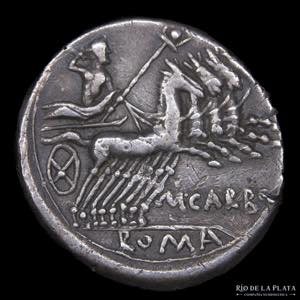 Roman Republic. M. Carbo 122BC, AR Denarius. ... 