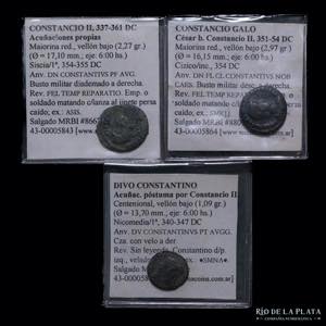 Roma. Dealer´s lot x 3 coins late empire. ... 