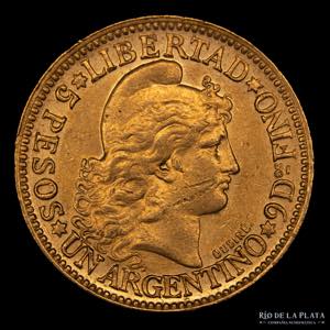 Argentina. 5 Pesos 1881 Argentino de oro ... 