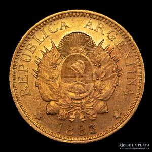 Argentina. 5 Pesos 1883 ... 