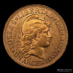 Argentina. 5 Pesos 1886 Argentino de oro. ... 