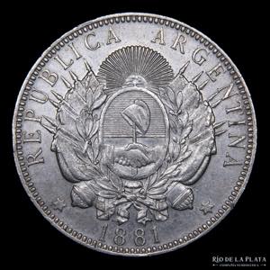 Argentina. 1 Peso 1881 ... 