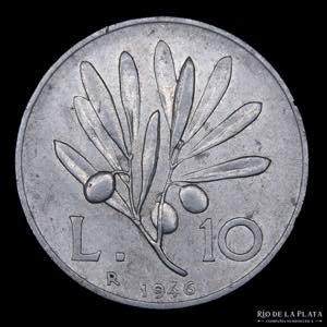 Italy (Republic 1946-date) 10 Lire 1946. ... 