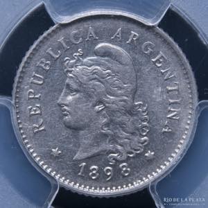 Argentina. 10 Centavos 1898. ... 
