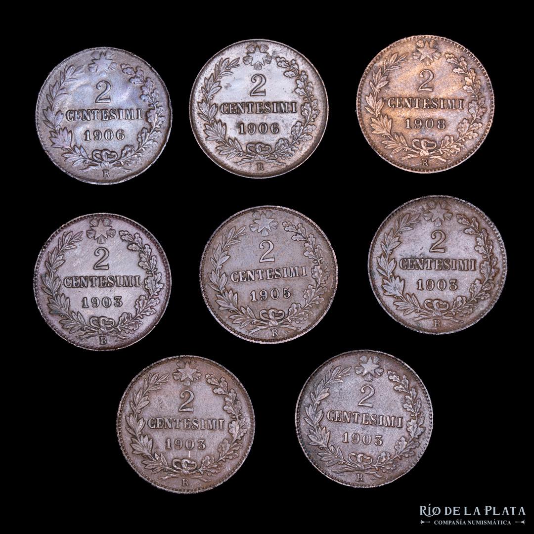 Italy. Lot x 8 pieces 2 ... 