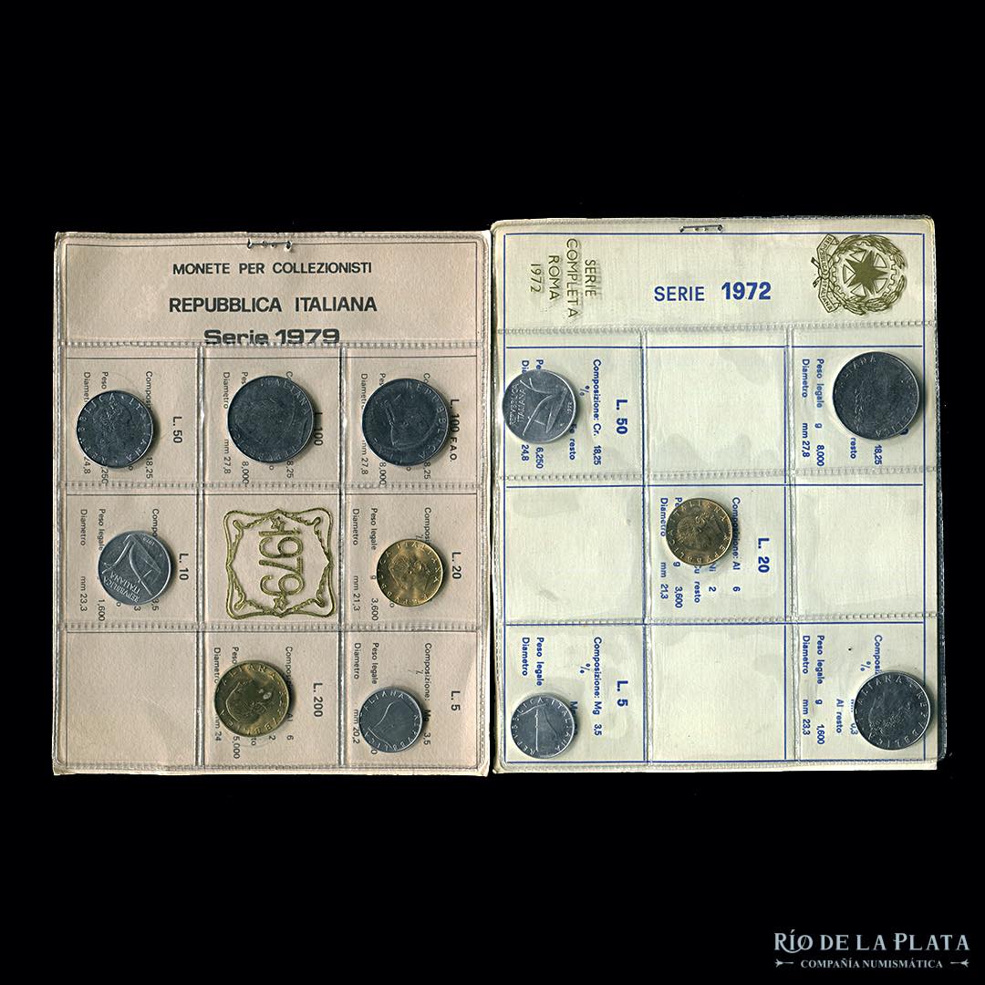 Italia. 14 Mint Sets from 1967 to 1990. ... 