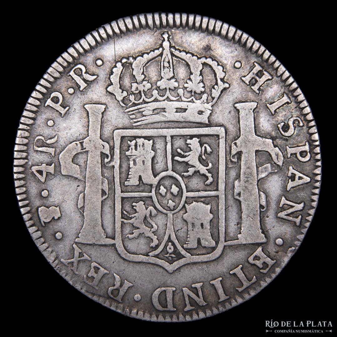 Potosí. Carlos III (1759-1788) 4 Reales ... 
