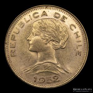 Chile. 100 Pesos 1952. ... 