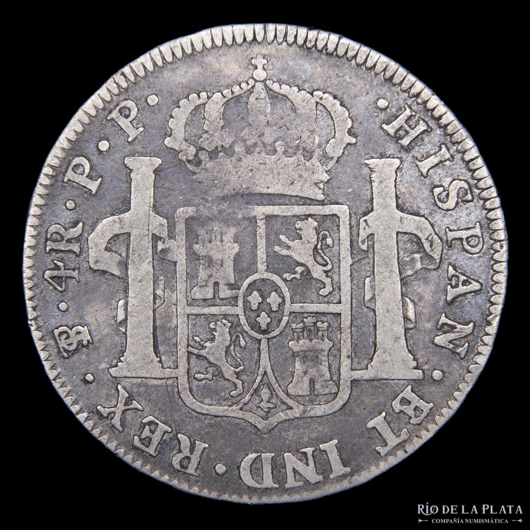 Potosí. Carlos IV (1788-1808) 4 Reales 1798 ... 