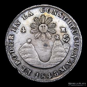 Ecuador. 4 Reales 1843 ... 