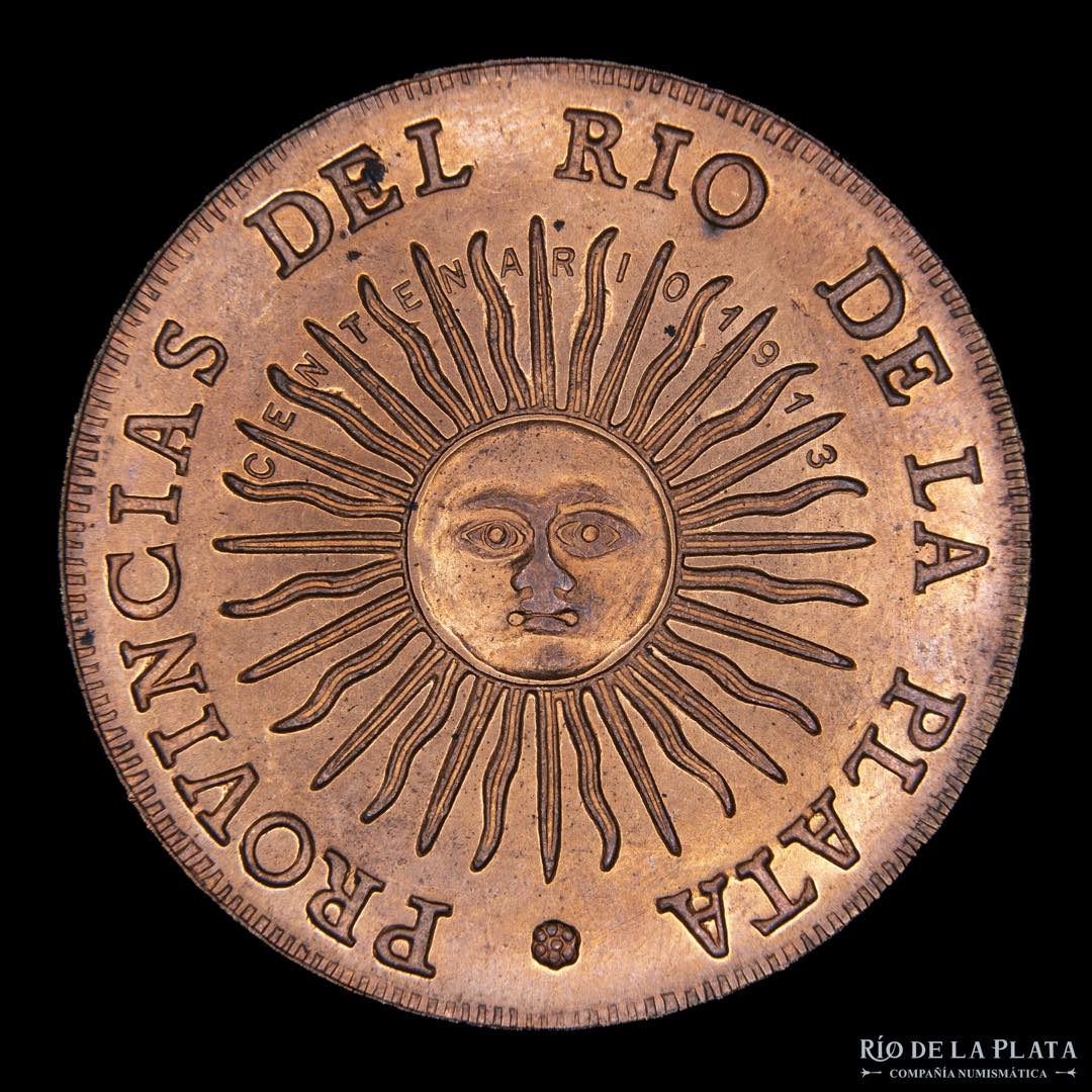 Argentina. 8 Reales 1813 - 1913. Centenario ... 